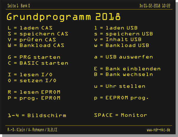 Hauptmen Grundprogramm 2018